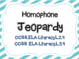 Homophone Jeopardy