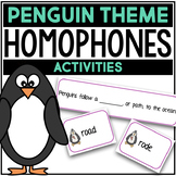 Homophone Matching Task Cards & Sentence Writing Activitie