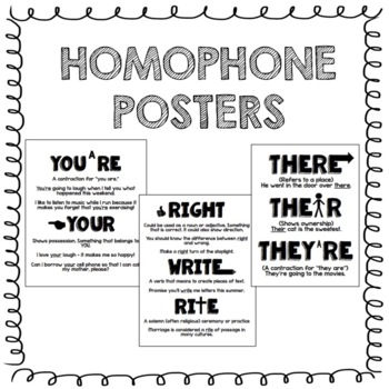 Homophones - hour, our, are