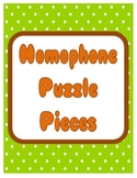 Homophone Puzzle Pieces
