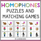 Homophone Puzzles Activity Picture Cards