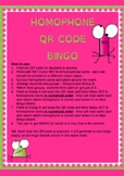 Homophone QR Code Bingo