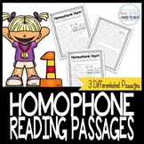 Homophone Reading Hunt Passages