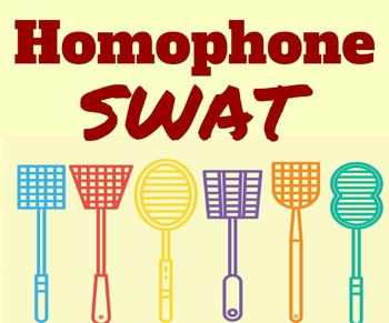 Preview of Homophone SWAT!
