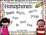 Homophone Scoot –There, Your, To