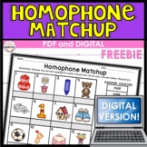 Homophone Worksheet Printable and Digital FREE