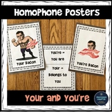 Homophones Your and You're Posters
