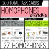 Homophone task card BUNDLE
