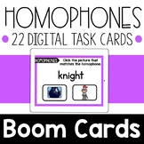 Homophones 22 Digital Task Cards for Using with Boom Learn