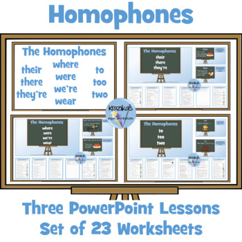 Preview of Homophones - There Were To