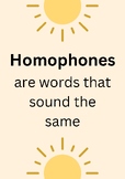 Homophones