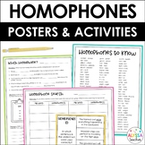 Homophones Activities | Interactive Notebook, Sort, Worksheets