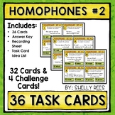 Homophones Activity Task Cards - Set #2