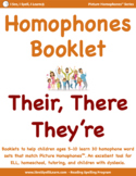 Homophones Booklet 14 - Their, There, They're (Picture Hom