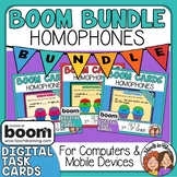 Homophones Boom Learning Bundle: 96 Boom Cards for Distanc