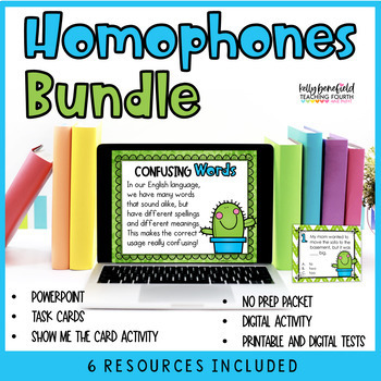 Preview of Homophones Bundle There, Their, They're, To, Too, To, Your, You're, Its, It's