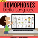 Homophones Digital Language Games 4th Grade - L.4.1.g Goog