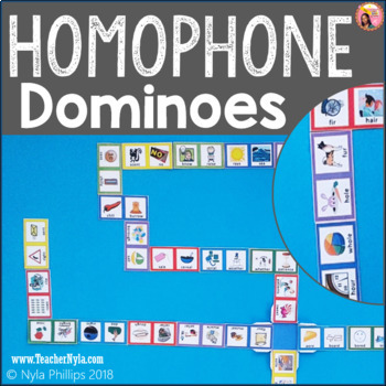 Preview of Homophones Dominoes Matching Game