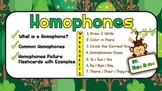 Homophones - Features, Flashcards, Activities & Worksheets