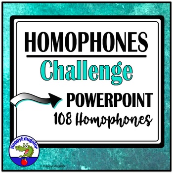 Preview of Homophones Interactive PowerPoint