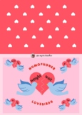 Homophones Lovebirds - Valentine's Day activity