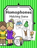 Homophones Matching Game