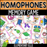 Homophones Memory Game | Literacy Center Task Cards
