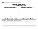 Homophones: Multi Meaning Words Worksheets