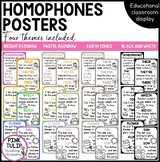Homophones Posters - Classroom Decor