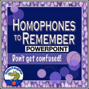 Preview of Homophones PowerPoint Frequently Confused Words