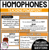Homophones PowerPoint - Guided Teaching
