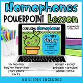 Homophones PowerPoint and Google Slides™ Lesson