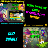 Homophones Reading Mystery Duo Bundle - Worksheets & Digit