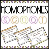 Homophones SCOOT! Game, Task Cards or Assessment- Distance