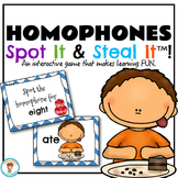 Homophones Spot It & Steal It Game!