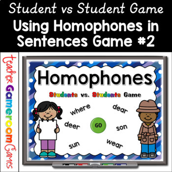 Preview of Homophones Student vs Student Game #2