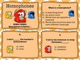 Homophones Task Cards (Distance Learning)