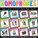 Homophones Task Cards or Scoot: There, Their, They're