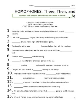 homophones worksheet teaching resources teachers pay teachers