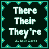 Homophones - There, Their and They're Task Cards