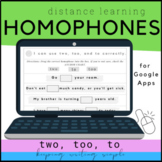 Homophones • Two, Too, To • for Google Slides w/ Google Fo
