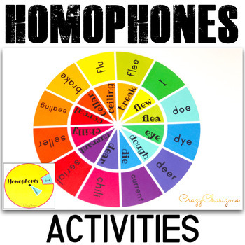 Homophones Activity