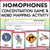 Homophones Worksheet Activity Game Vocabulary Practice Grade 2