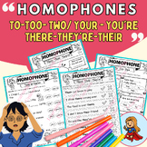 Homophones activities | Commonly confused words| Their, Th