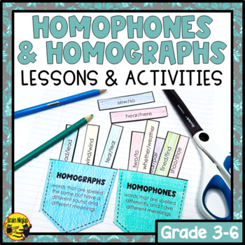 Preview of Homophones and Homographs Activities