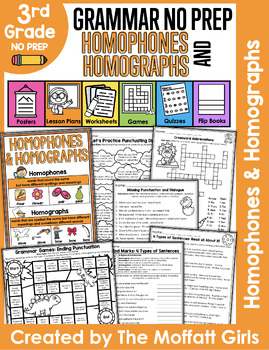 Preview of Homophones and Homographs (Grammar)