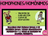 Homophones in Spanish