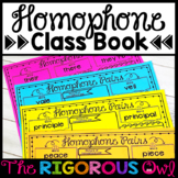 Homophone Class Book Activity