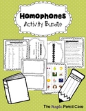 Homophones Word Study Activity Bundle