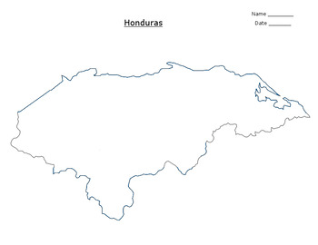 Preview of Honduras Map